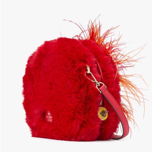 ♠️kate spade Disney X KS New York Muppets Animal Crossbody, Red Multi NWT - Picture 4 of 16